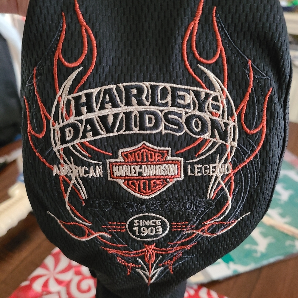 Harley Davidson skull Cap